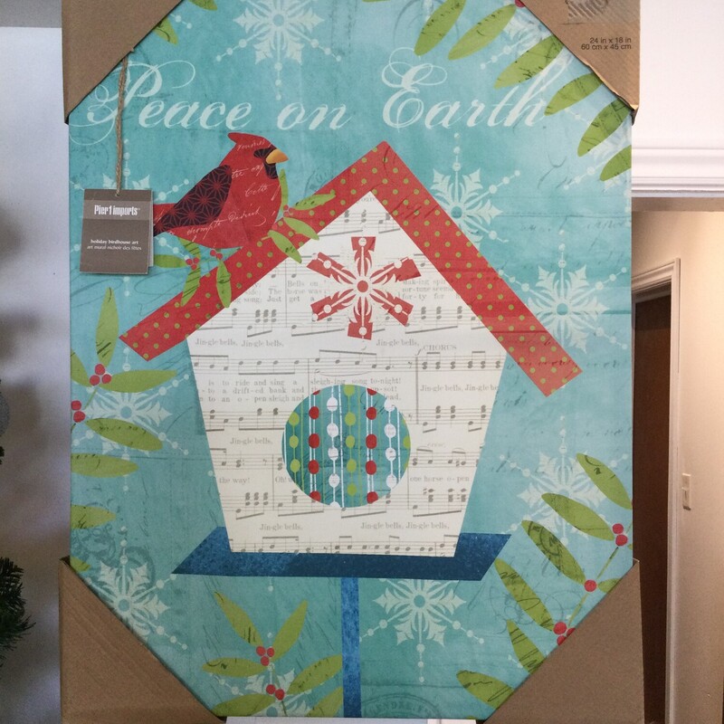 Pier 1 Christmas Canvas