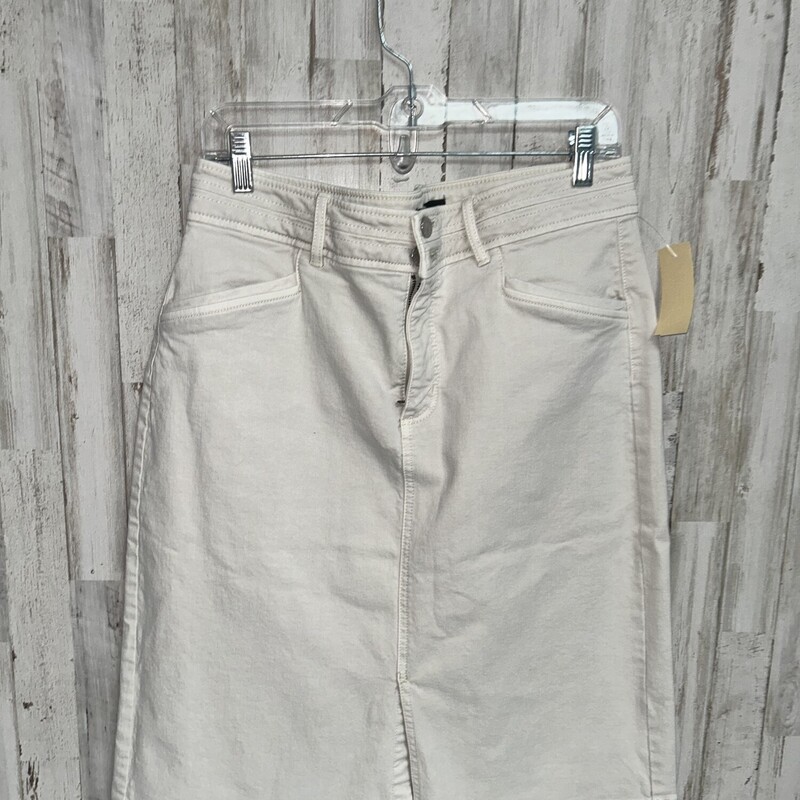 Sz12 Off White Skirt, White, Size: Ladies L