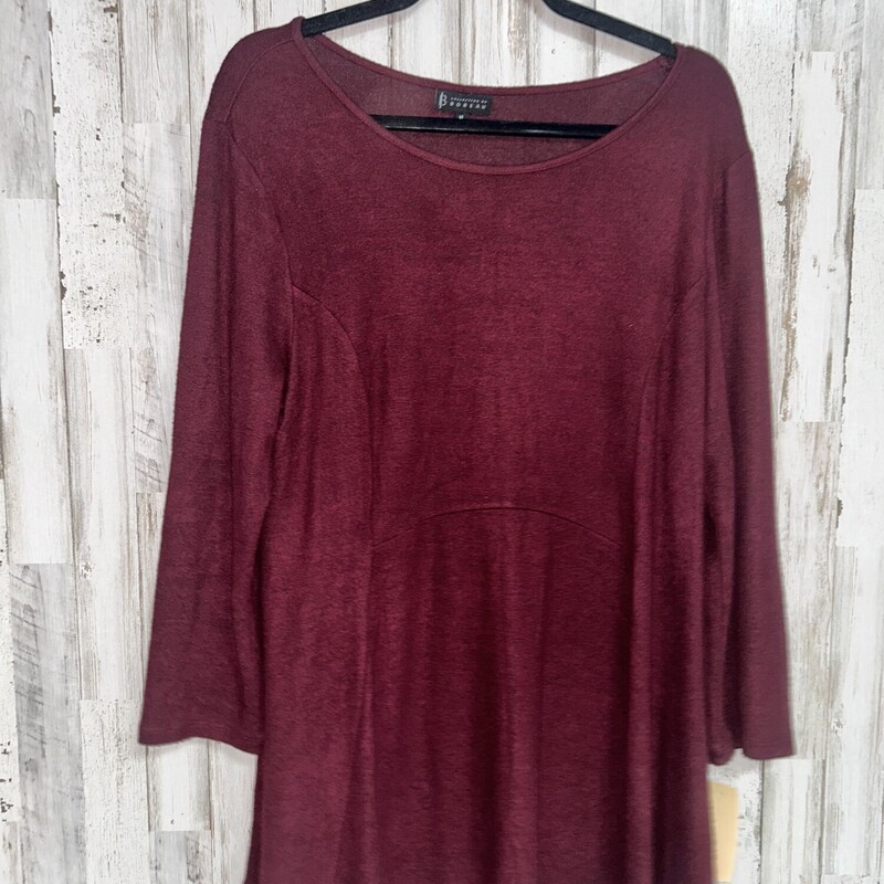 XL Maroon Knit Tunic