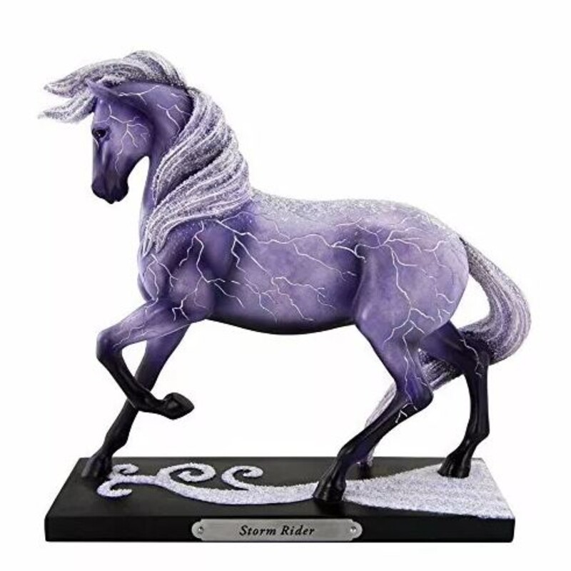 Storm Rider Trail of Painted Ponies Figurine
Purple White Black Size: 7 x 7.5H