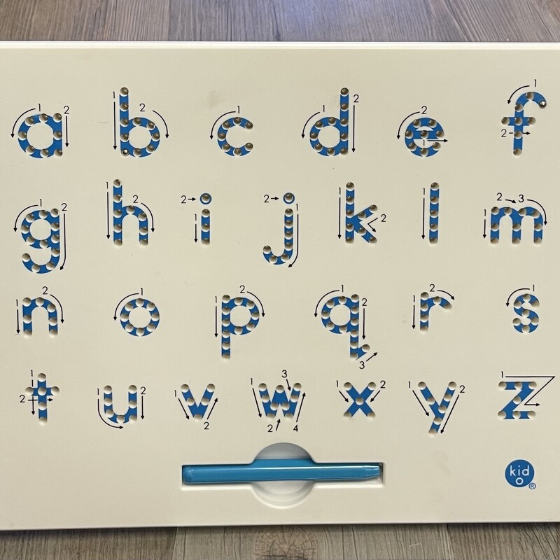 Kid O Magnetic A To Z Lower Case , Blue,
Pre-owned