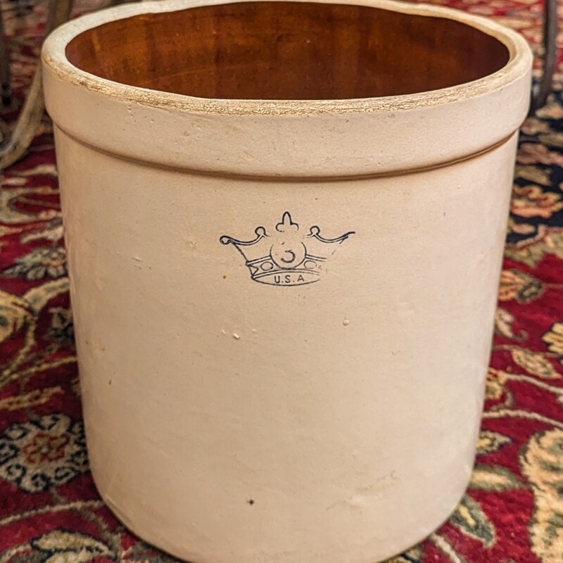 Crown #3 Crock Planter