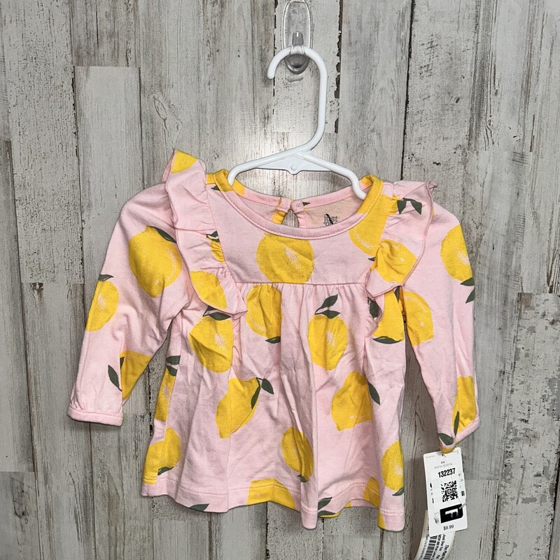 NEW 6M Pink Lemon Top, Pink, Size: Girl 6-12m