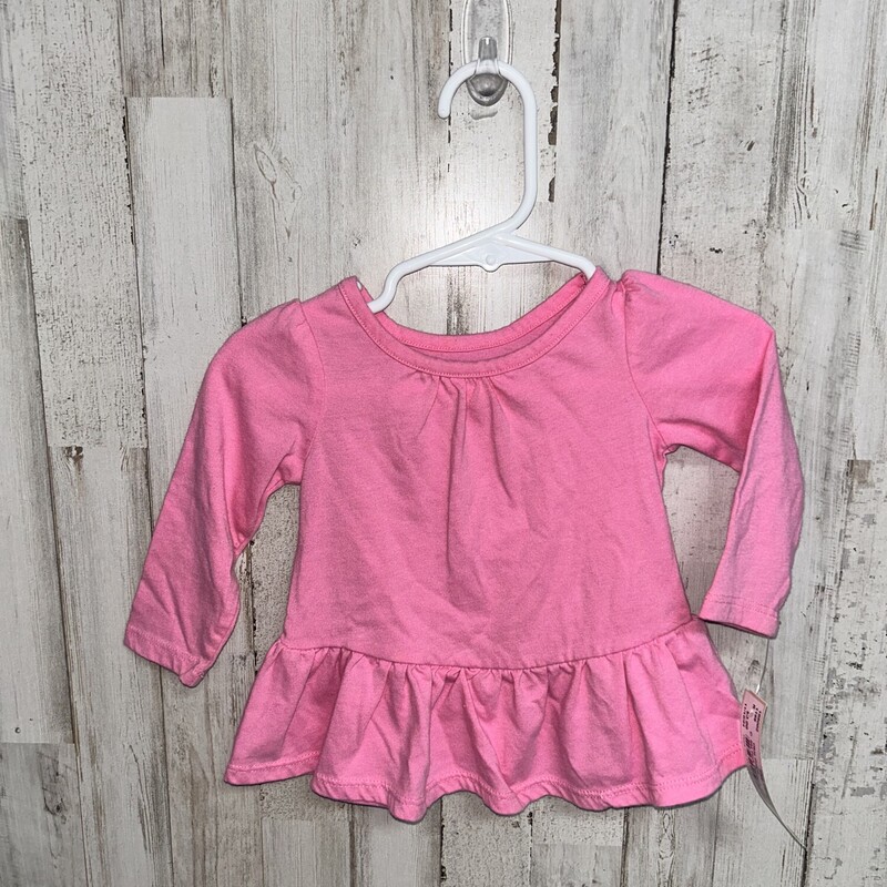 9M Pink Peplum Tee