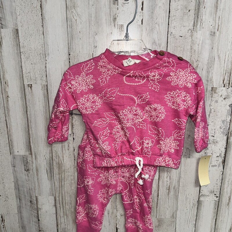 3/6M 2pc Pink Printed Set