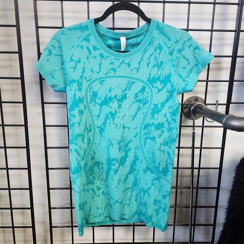 Lululemon Tee, Aqua, Size: 8