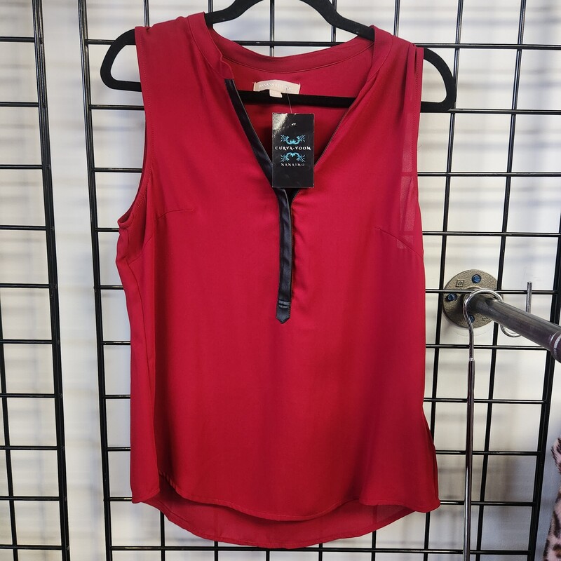 Banana Republic Top, Red/blk, Size: 8