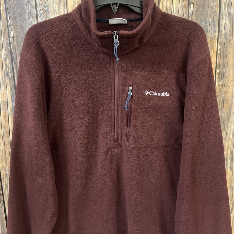 MAROON COLUMBIA 3/4 ZIP