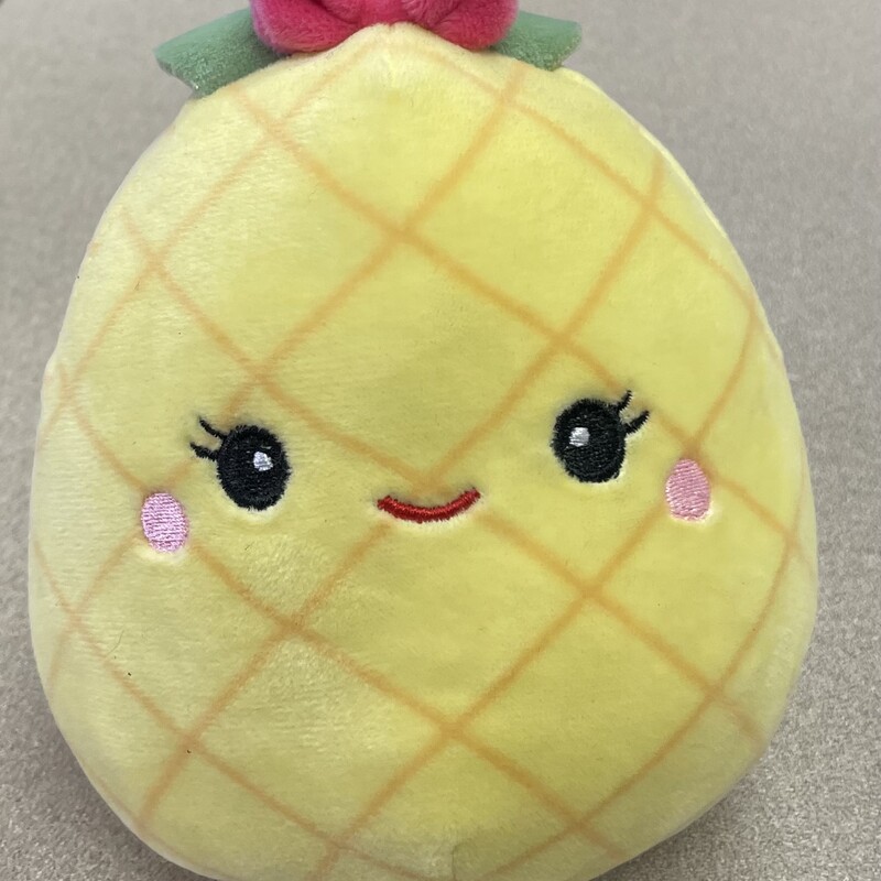 Squismallows Pineapple, Yellow, Size: Mini