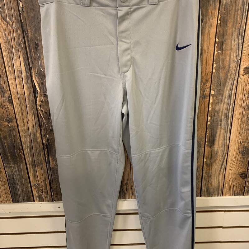 Gray Nike Baseball Pants, Size: L