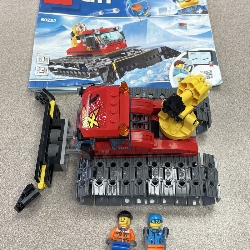 Lego City Snow Groomer, Red, Size: 60222
Missing Ski's
2 Characters included