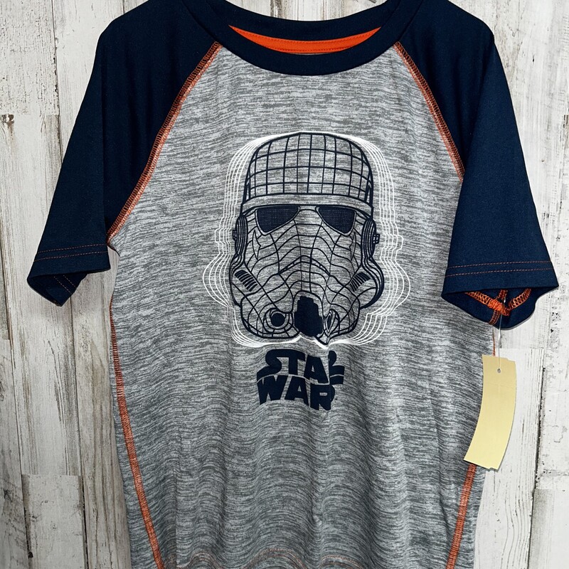 8 Grey Trooper Tee, Grey, Size: Boy 5-8