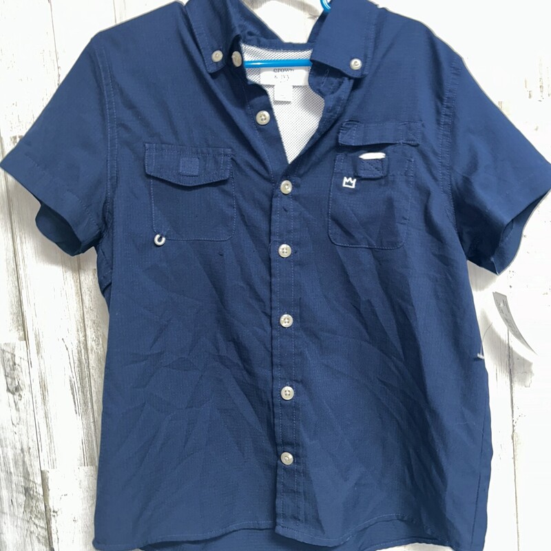 7 Navy Fishing Shirt