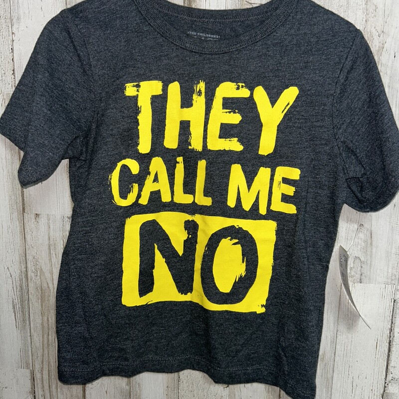 3T They Call Me Tee, Grey, Size: Boy 2T-4T