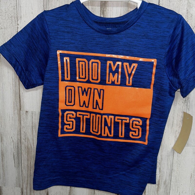 3T My Own Stunts Tee, Blue, Size: Boy 2T-4T