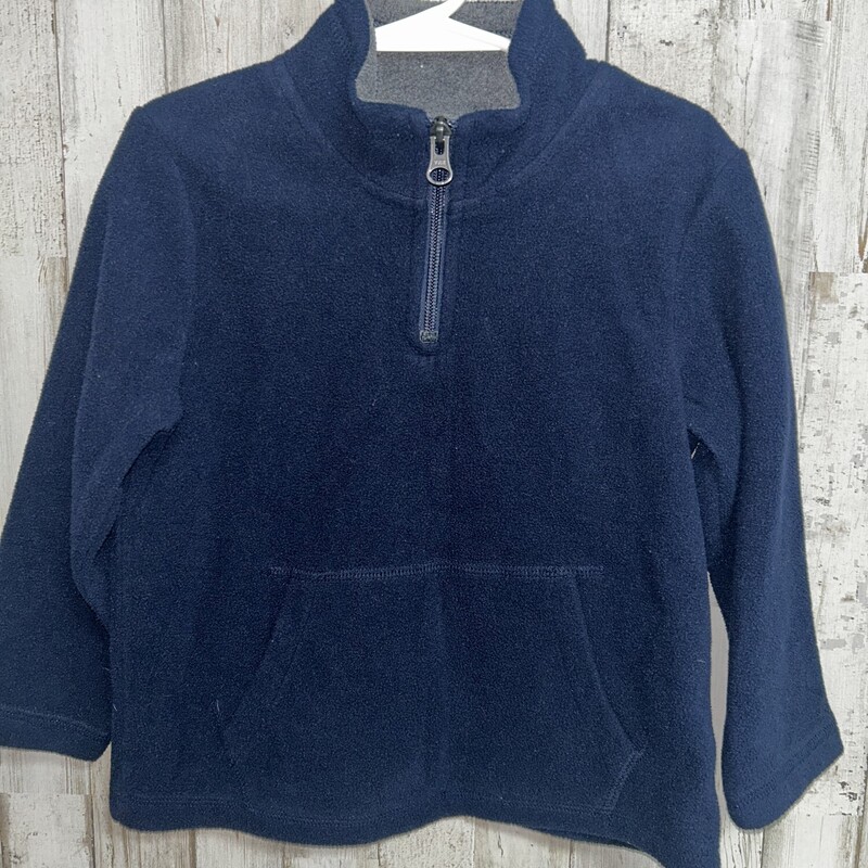 3T Navy 1/4 Zip Pullover, Navy, Size: Boy 2T-4T