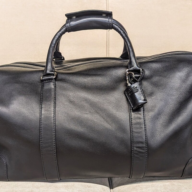 Coach Leather Duffle Bag