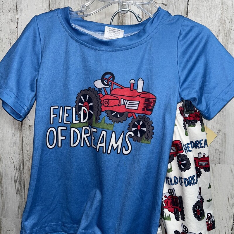 3T 2pc Field Of Dreams Se, Blue, Size: Boy 2T-4T