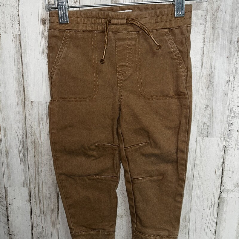 18M Tan Joggers, Tan, Size: Boy 12-24m