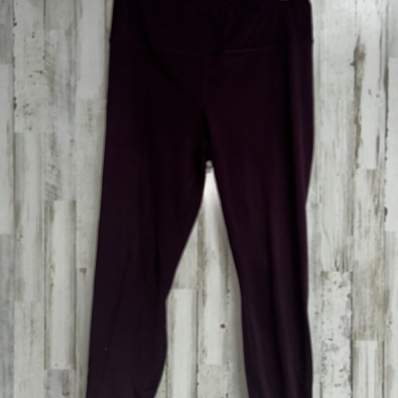 L Purple Cut Out Leggings