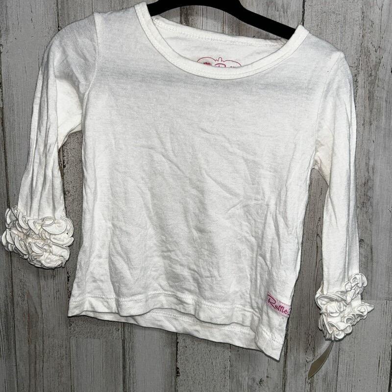 12/18M White Ruffle Top