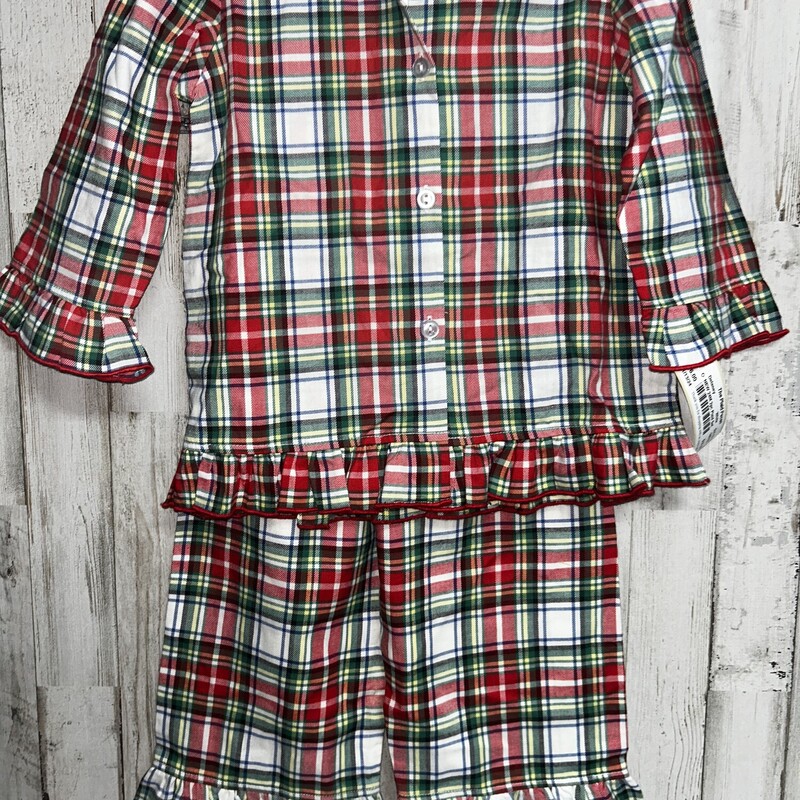 NEW 24M 2pc Plaid Set