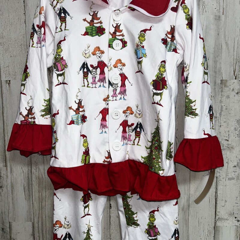 2T 2pc Grinch Pj Set