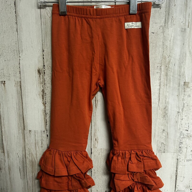 2 Orange Ruffle Flares