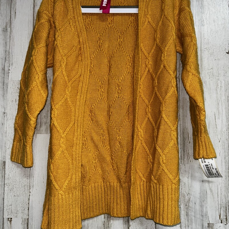 3T Yellow Knit Cardigan, Yellow, Size: Girl 3T