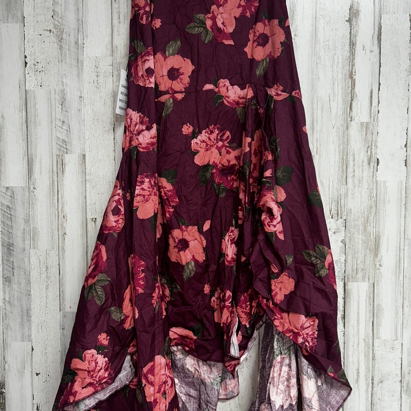 NEW 12 Red Floral Skirt