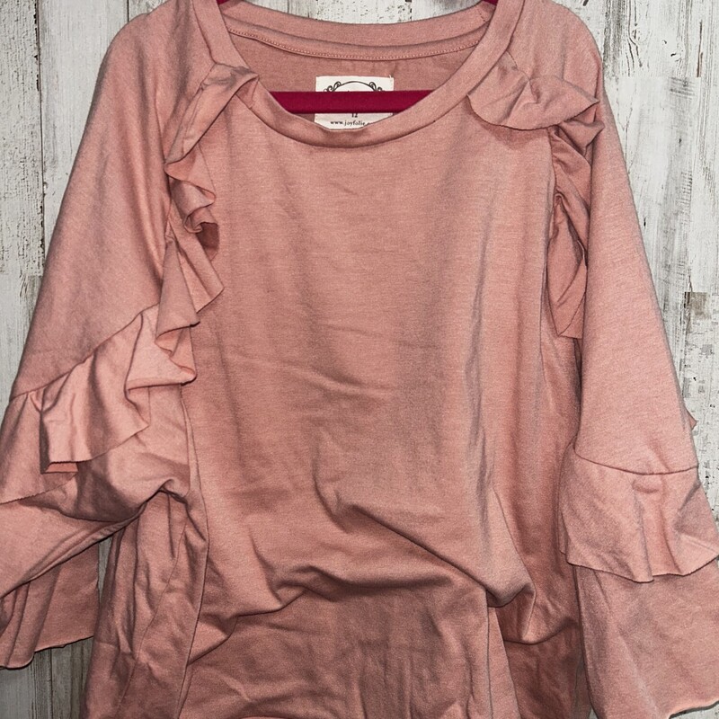 12 Pink Ruffled Top