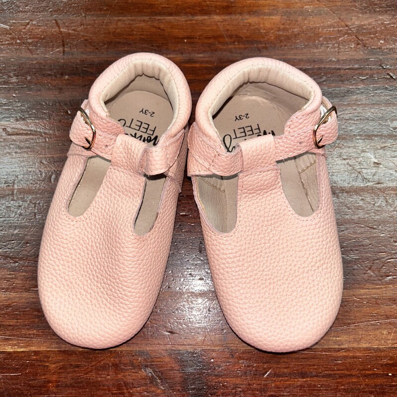 2/3T Pink Buckle Shoes