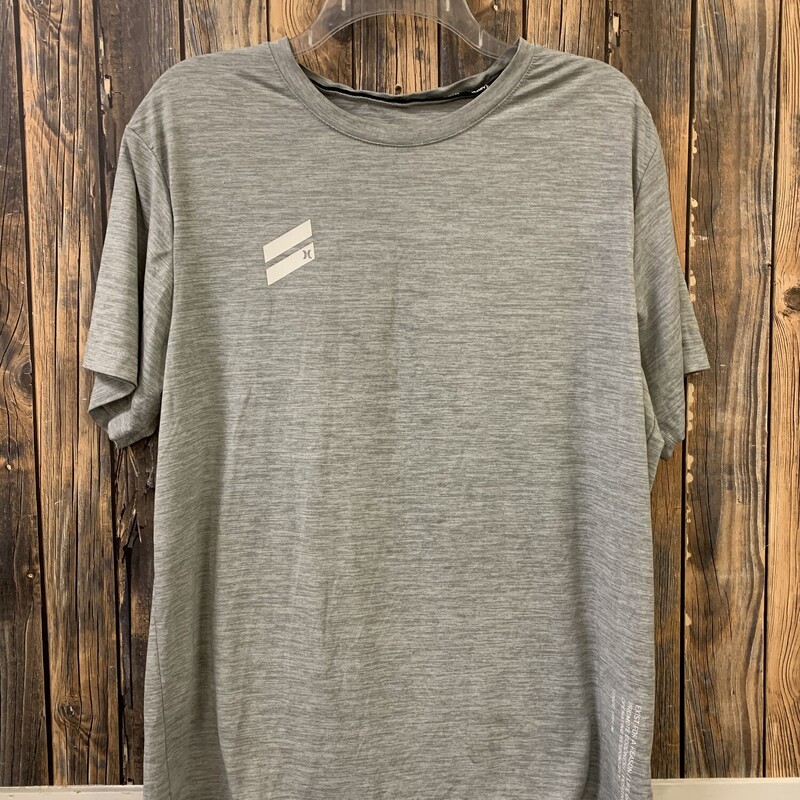 Gray White Hurley Shirt, Size: L