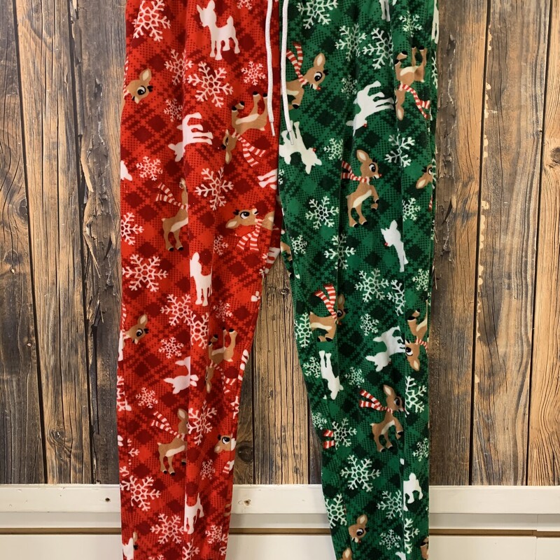 Red Green Rudolph Pj Pant