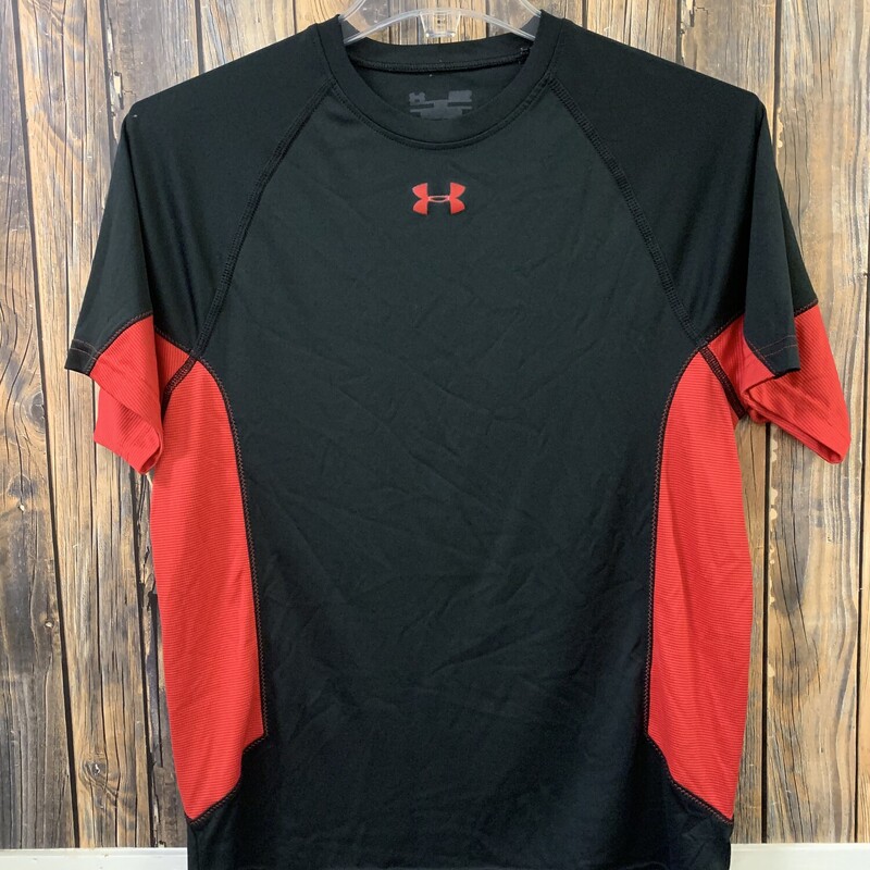 Black Red UA Shirt, Size: M