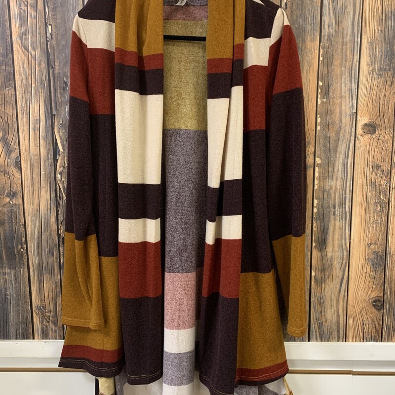 Tan/red/brown Cardigan