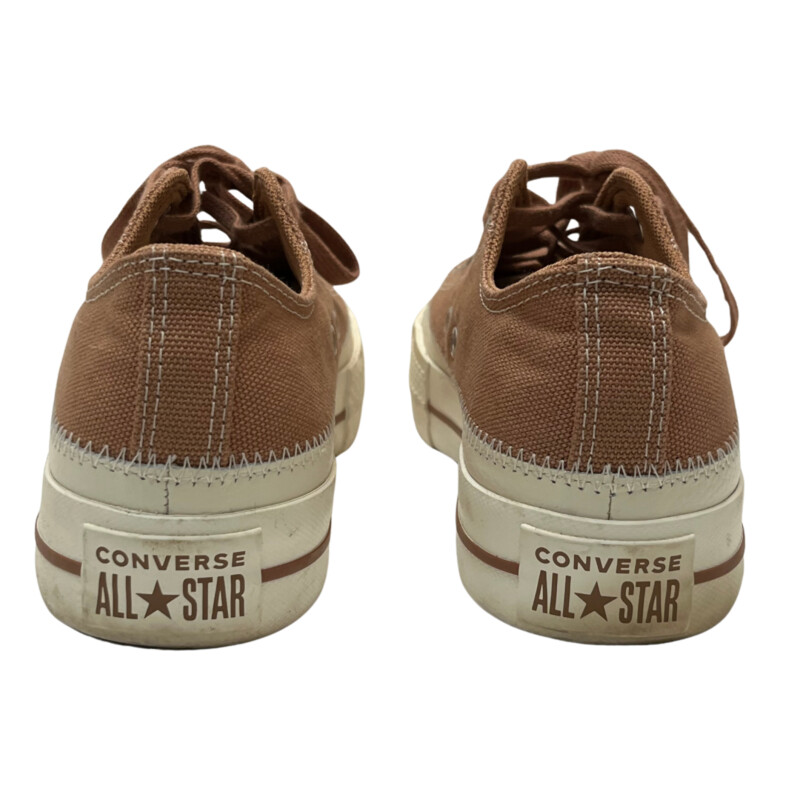 Converse All Star Lace Up Sneakers
Colors: Clay and Cream
Size: 6.5