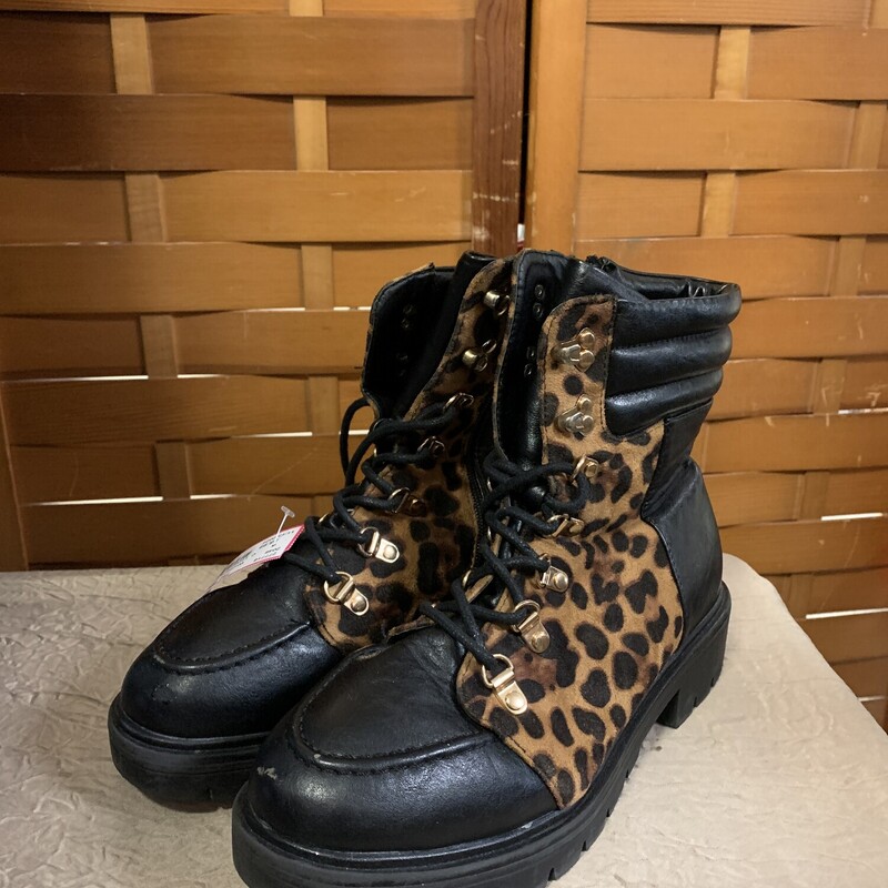 Leopard Print Boots