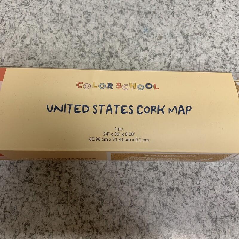 New US Cork Map, Color School brand