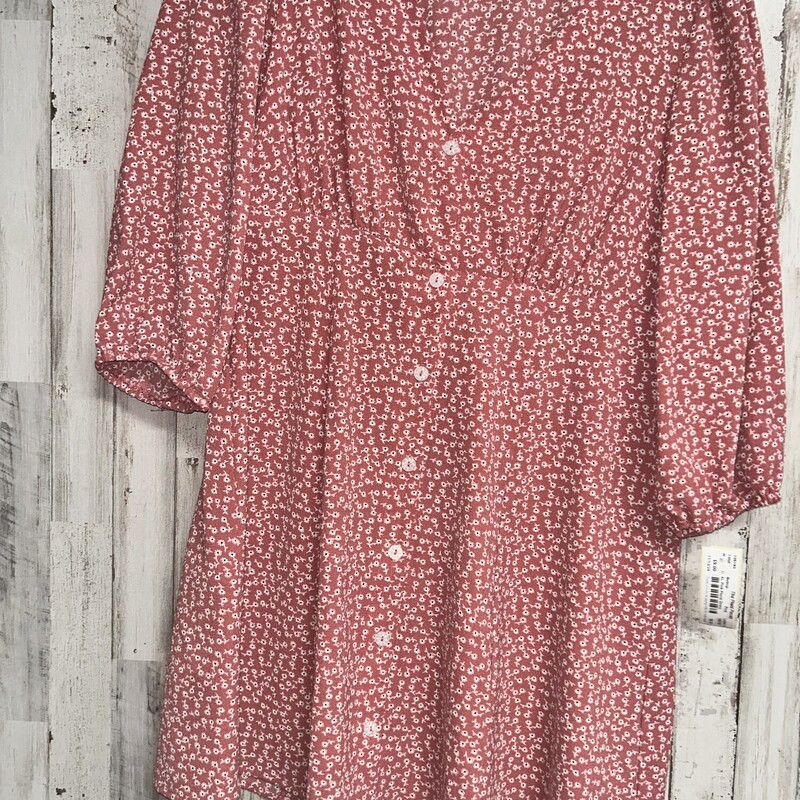 XL Pink Floral Dress