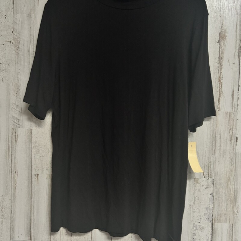 XL Black High Neck Top