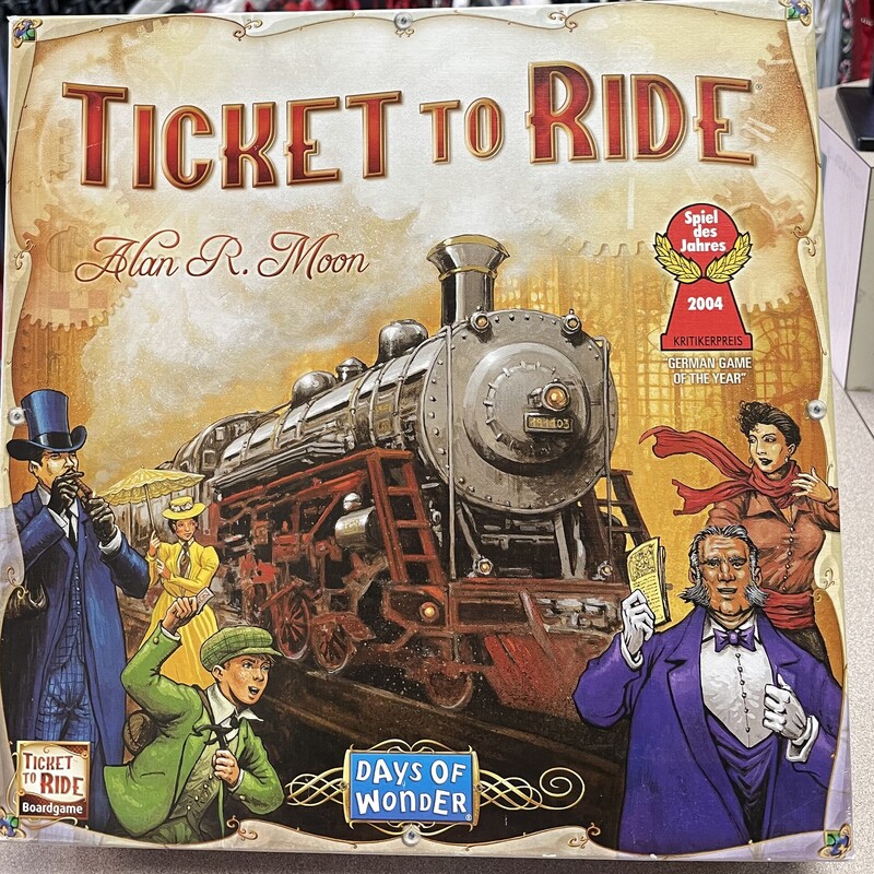 Ticket To Ride Game, Multi, Size: 8Y+
Missing 1 blue train