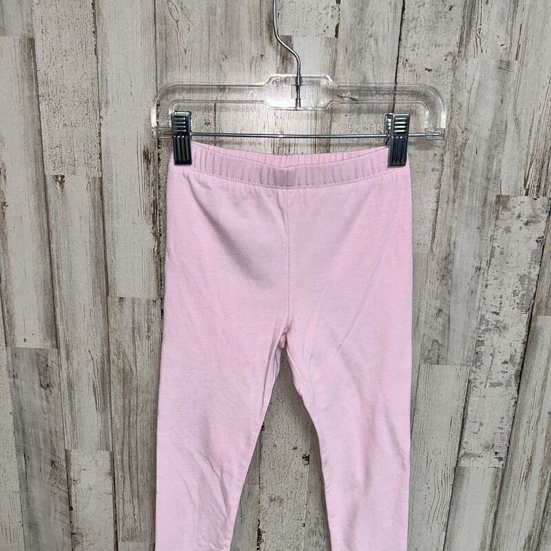 4T Lt Pink Cotton Legging, Pink, Size: Girl 4T