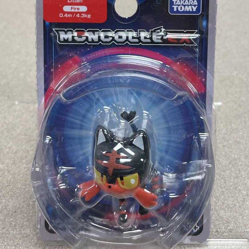 Pokemon Moncolle-ex Litten, Multi, Size: NEW