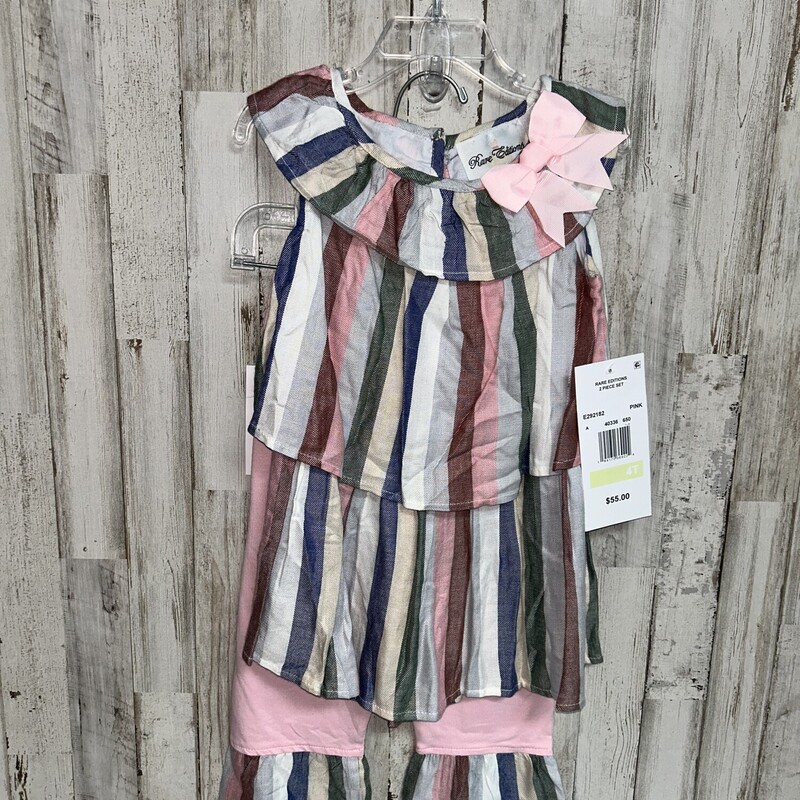 NEW 4T 2pc Striped Tunic