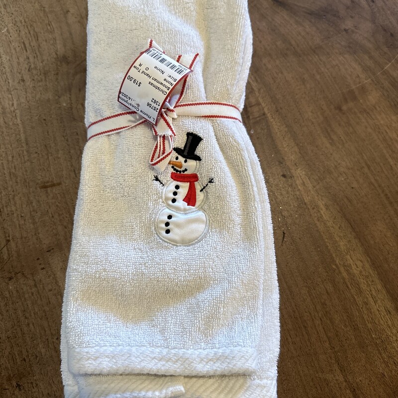 Snowman Hand Towels