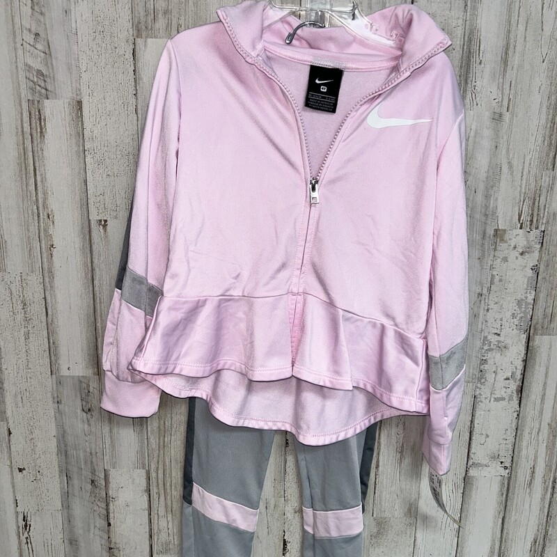 4t 2pc Pink Jacket Set, Pink, Size: Girl 4T