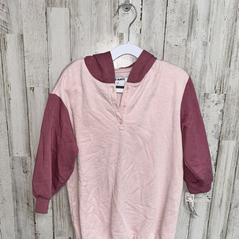 4T Mauve Colorblock Sweat