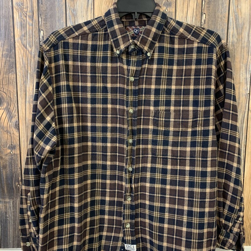 Brown Black Flannel Shirt