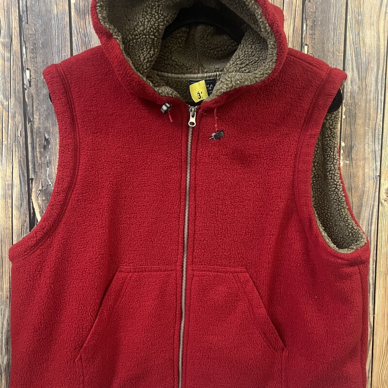 Red Vest Brow Fur, Size: Xl